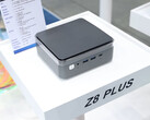 O ECS Z8 Plus aparentemente tem suporte para RAM LPDDR5X e DRR5. Na foto: o mini PC. (Fonte da imagem: Goldfries no YouTube)
