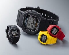 O relógio Casio G-Shock DWN5600 Nano Ring possui resistência à água de 200 m (20 bar).