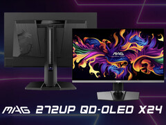 O MAG 272UP X24 é uma versão reduzida do MPG 272URX em algumas áreas. (Fonte da imagem: MSI)