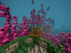 O Megabonk tem muitos mapas aleatórios, ondas de inimigos e chefes, saques, desbloqueios de personagens e uma série de melhorias. Na foto, uma captura de tela do jogo. (Fonte da imagem: Megabonker/YouTube - Editado)