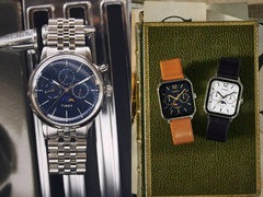Os relógios Timex Marlin Moon Phase 40mm (à esquerda) e MTP-M305L (à direita), na foto. (Fonte da imagem: Timex/Casio)