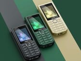 O Nokia 300 Charge está disponível em três cores: bege, verde e preto.