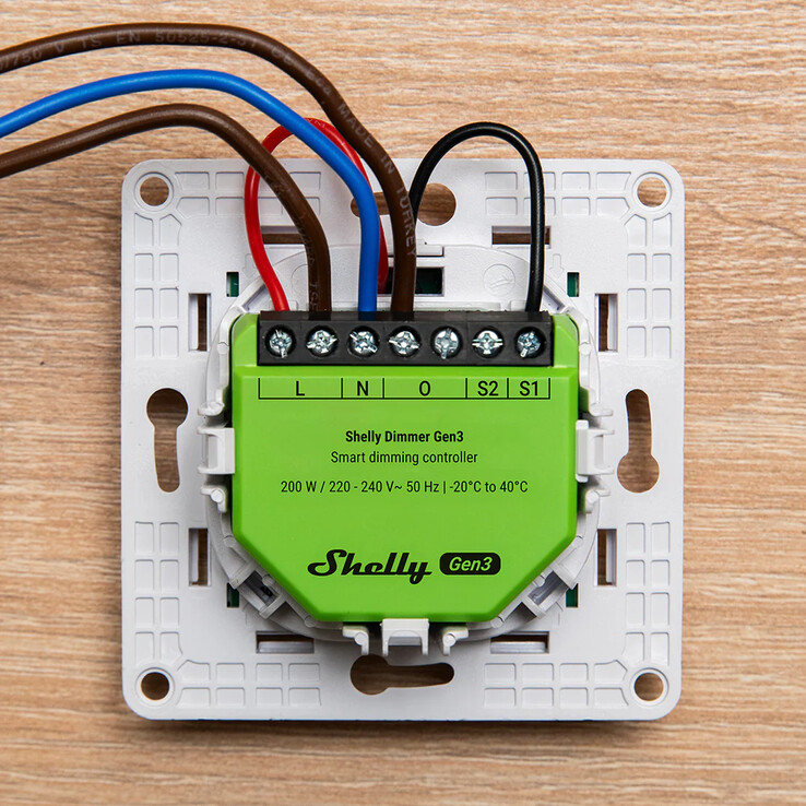 O Shelly Dimmer Gen4 (Fonte da imagem: Shelly)