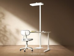 A Xiaomi Mijia Vertical Learning Lamp emite luz em duas direções. (Fonte da imagem: Xiaomi)