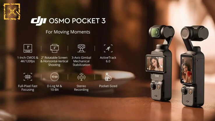 O DJI Osmo Pocket 3...