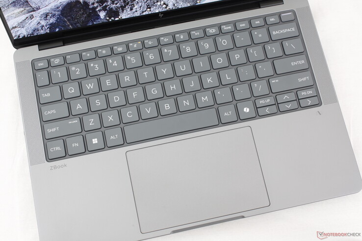 O mesmo teclado e clickpad de um EliteBook