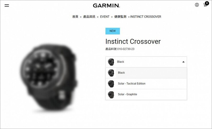 O relógio inteligente híbrido Garmin Instinct Crossover. (Fonte de imagem: Garmin via Teste de Rastreador de Aptidão)