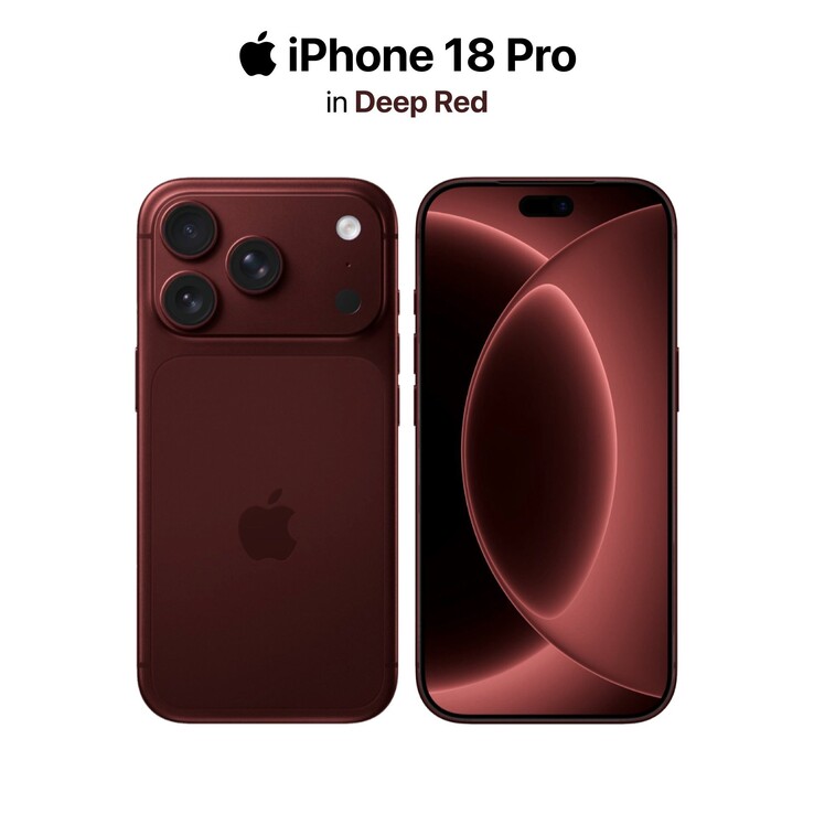 renderização do iPhone 18 Pro em 
