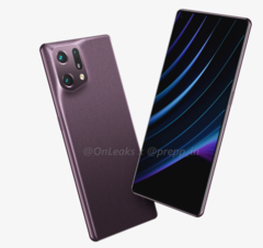 OPPO vazado Encontra X5 Pro renders. (Fonte: OnLeaks X Prepp)