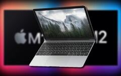 Parece que há planos para um laptop MacBook de 12 polegadas com Apple Silicone dentro dele. (Fonte da imagem: Apple/Notebookcheck - edited)