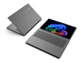 O Acer Swift Go 16 AI e o Swift Go 14 AI têm uma dobradiça de tela de 180 graus. (Fonte da imagem: Acer)