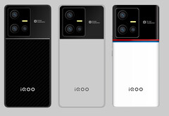 Conceito renderiza o iQOO 10 e o iQOO 10 BMW. (Fonte da imagem: Digital Chat Station &amp;amp; @UniverseIce - edited)