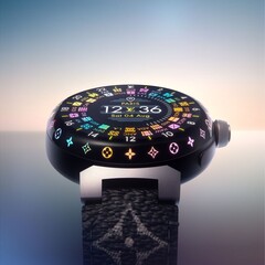 O Tambour Horizon Light Up é o sucessor do Tambour Horizon, que foi lançado em 2019. (Fonte da imagem: Louis Vuitton) 