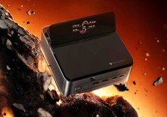 O mais recente mini PC da Machenike tem um Core i9 e uma tela de status dobrável (Fonte da imagem: Machenike)