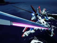 Na foto, uma captura de tela de Mobile Suit Gundam Seed Battle Destiny Remastered. (Fonte da imagem: Steam)