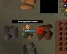 Um clipe mostrando um bot no Old School RuneScape