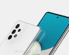 A Galaxy A53 compartilha sua aparência com a Galaxy A52s. (Fonte de imagem: @OnLeaks &amp; Digit)