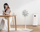 Um banco de energia pode alimentar o Ventilador Smart Floor 1X da Xiaomi Mijia. (Fonte de imagem: Xiaomi)