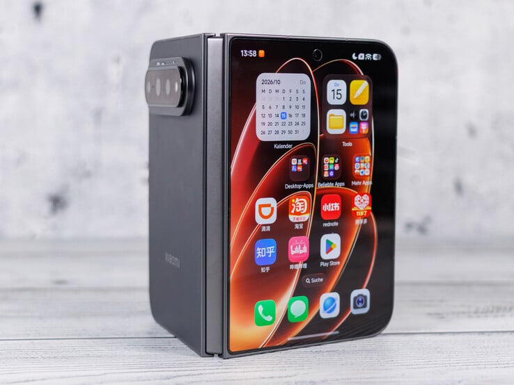 Análise do Xiaomi 18 Fold. Dispositivo de teste fornecido pela TradingShenzhen.