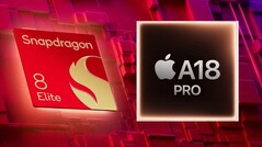Snapdragon 8 Elite vs A18 Pro vs Dimensity 9400: Apple lidera em eficiência, Qualcomm lidera em desempenho de vários núcleos. (Fonte da imagem: Qualcomm, Apple)