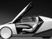 Conceito do Robotaxi da Tesla (Fonte da imagem: Walter Isaacson/Elon Musk bio)