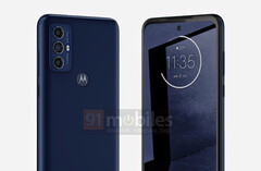 O &#039;Maui&#039; da Motorola tem um design simples com bisel grosso (Fonte de imagem: 91mobiles)