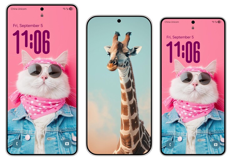 Galaxy S26 Edge vs Xiaomi 16 Pro vs Galaxy S26 Pro bezels. (Fonte da imagem: UniverseIce on X)