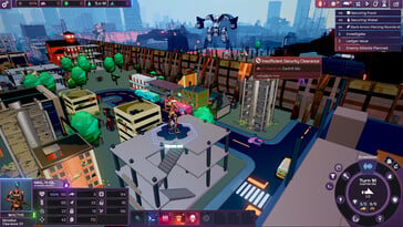 Na imagem: Uma captura de tela de gameplay de Heart of the Machine.