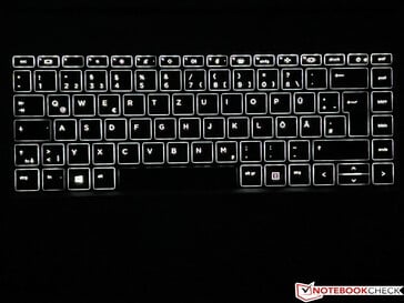 Iluminação do teclado