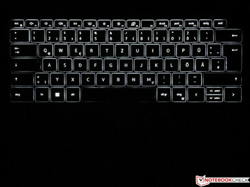 Iluminação do teclado