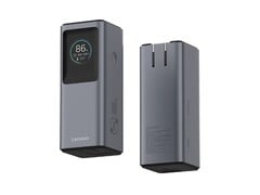 O banco de energia Lenovo Hybrid 2 em 1 pode carregar dispositivos com até 140 W.