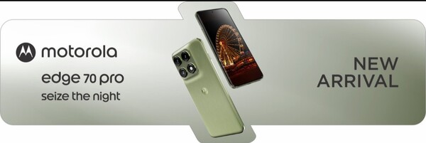 O Motorola Edge 70 Pro tem uma tela curva.