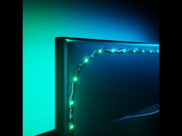 Instalação do Nanoleaf PC Screen Mirror Lightstrip (Fonte da imagem: Nanoleaf PR)