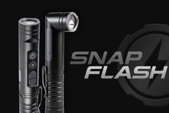 A câmera de inspeção sem fio SnapFlash tem uma lanterna integrada em sua cabeça giratória.