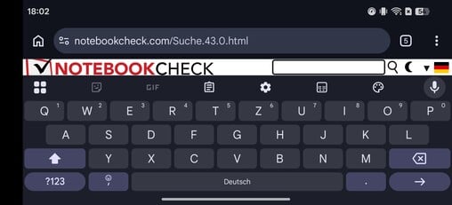 Teclado no Oppo Find X9 Ultra