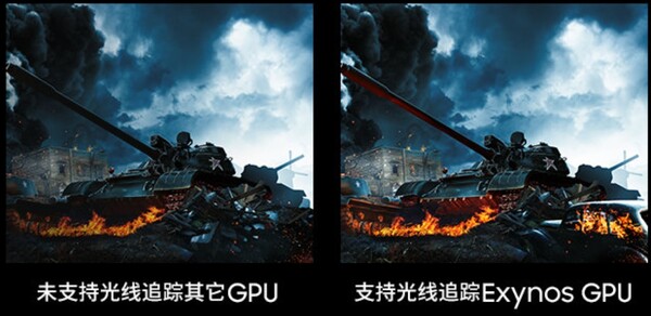 Comparação de imagens de tela. (Fonte da imagem: Samsung)
