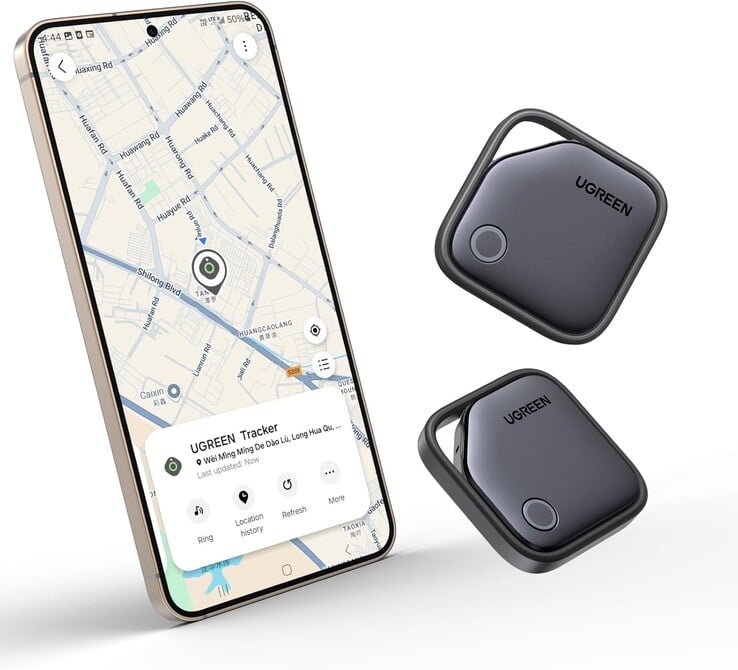 O Ugreen FineTrack S funciona com o aplicativo Samsung SmartThings Find (foto). (Fonte da imagem: Ugreen via Amazon)