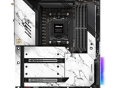 O contraste entre o decalque de mármore branco e o preto do X670E Taichi Carrara faz com que ele seja uma boa opção para aqueles que desejam criar uma estrutura branca (Fonte da imagem: ASRock)