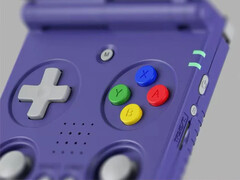 O RG34XX SP da Anbernic em seu acabamento Indigo. (Fonte da imagem: Anbernic)