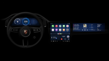 CarPlay de última geração para Porsche (Imagem: Porsche)