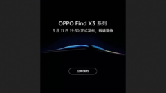 O vazamento &quot;Find X3 launch&quot;. (Fonte: Weibo)