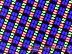 Matriz de subpixel OLED RGB da Sharp