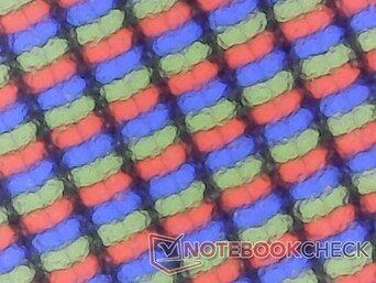 Matte subpixel array com um pouco de granulação