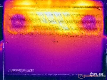 Temperaturas da superfície inferior (teste de estresse)