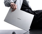 O E14 custa cerca de US$ 640 na China. Na foto: uma imagem promocional mostrando a parte superior do laptop.