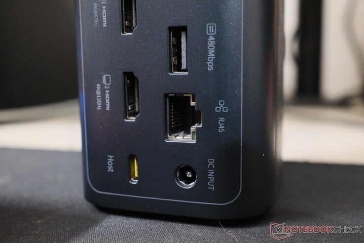 O RD1 Pro possui duas portas HDMI: uma com resolução 4K a 120 Hz e a outra com resolução 4K a 60 Hz.