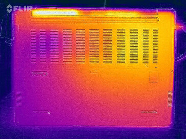 Teste de estresse de temperatura da superfície (parte inferior)