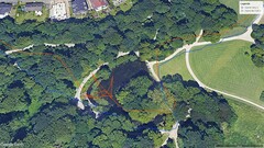 Teste de GPS: lago no parque