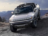 A caminhonete elétrica Hummer EV com capacidade para fora da estrada tem uma faixa de rodagem surpreendentemente decente a 70 mph (Imagem: GMC)