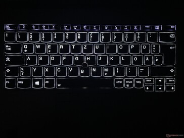 Iluminação do teclado